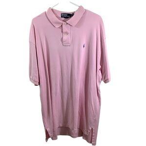 Polo by Ralph Lauren Men's Pink Polo Shirt